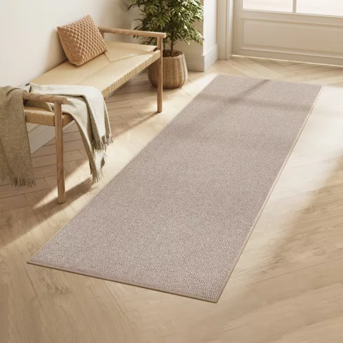 SONGMICS HOME Műjuta Szőnyeg Csúszásmentes Tevebarna 80 x 200 cm