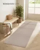 SONGMICS HOME szintetikus juta szőnyeg 80 x 200 cm csúszásmentes tevebarna