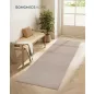   SONGMICS HOME szintetikus juta szőnyeg 80 x 200 cm csúszásmentes tevebarna