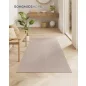   SONGMICS HOME szőnyeg 80x150 cm polyester tevebarna csúszásmentes