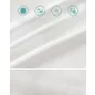   SONGMICS Premium Felhőfehér Párna Szett Puha Poliészter Borítással