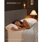   SONGMICS HOME Kétoldalas Párna 80x40 cm Hűsítő-Puha Borítással Felhőfehér