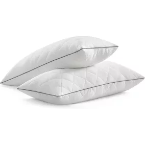   SONGMICS HOME Kétoldalas Párna Szett, Hűsítő-Meleg Kombinált 80 x 40 cm Felhőfehér