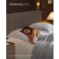   SONGMICS HOME Kétoldalas Párna 80x80 cm Hűsítő-Puha Galambszürke