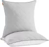 SONGMICS HOME Kétoldalas Párna Szett Galambszürke 80x80 cm Hűsítő-Meleg Kivitel
