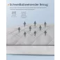   SONGMICS HOME Kétoldalas Párna Szett Galambszürke 80x80 cm Hűsítő-Meleg Kivitel