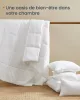 SONGMICS HOME 2 az 1-ben Négyévszakos Paplan Szett Felhőfehér