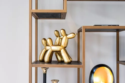Richmond Interiors Balloon Dog Arany Műgyanta Szobor