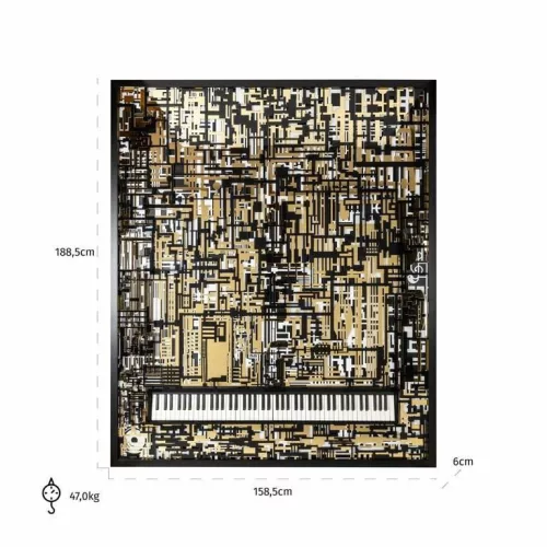 RICHMOND festmény PIANO WIBI 188x158cm (beépített hangszer)