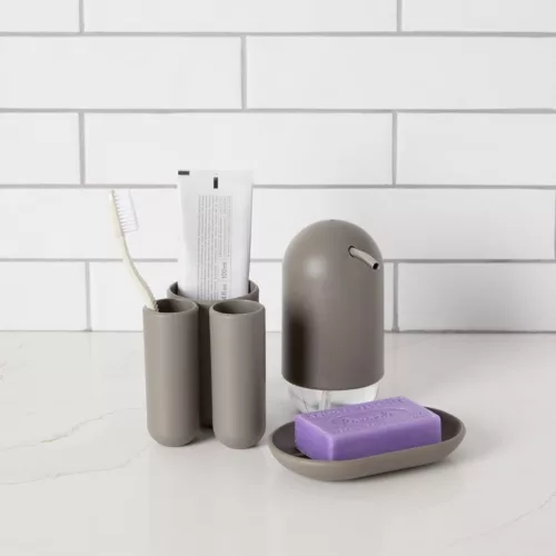 Umbra Touch Műanyag Fogkefetartó Pohár Szürke