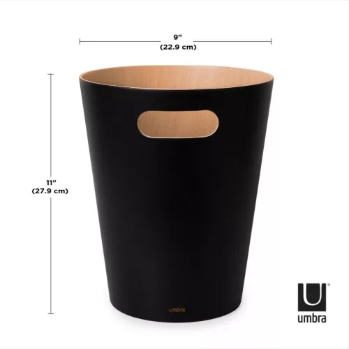 Umbra Woodrow Fa Szemetes Fekete