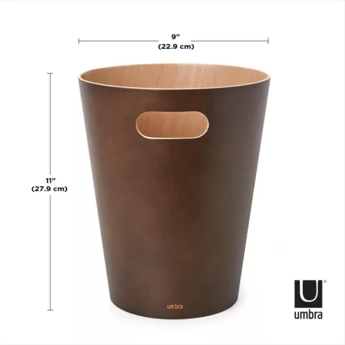 Umbra Woodrow Fa Hulladékgyűjtő Espresso