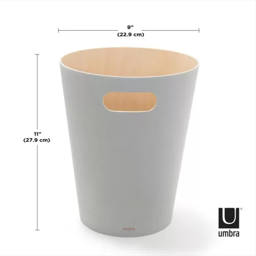 Umbra Woodrow Fa Szemetes Szürke