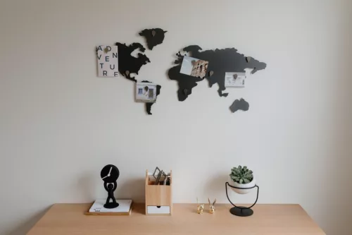 Umbra Mappit Titán Mágneses Világtérkép Fali Dekoráció