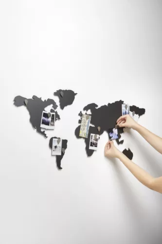 Umbra Mappit Titán Mágneses Világtérkép Fali Dekoráció