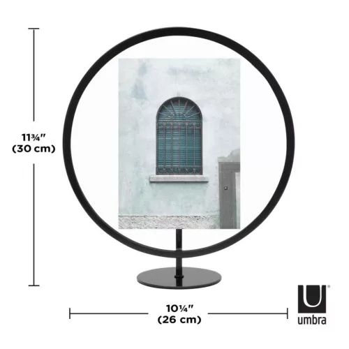 Umbra Infinity Kör Alakú Fekete Képkeret