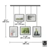 Umbra Exhibit Fém Függesztett Képkeret Rendszer Fekete