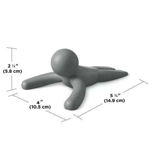 Umbra Buddy Gumi Ajtóék Szürke 2db