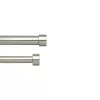 Umbra Cappa Dupla Függönykarnis Ezüst 305-457 cm