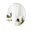 Umbra Perch Fali Tükör Réz Polcokkal 60 cm