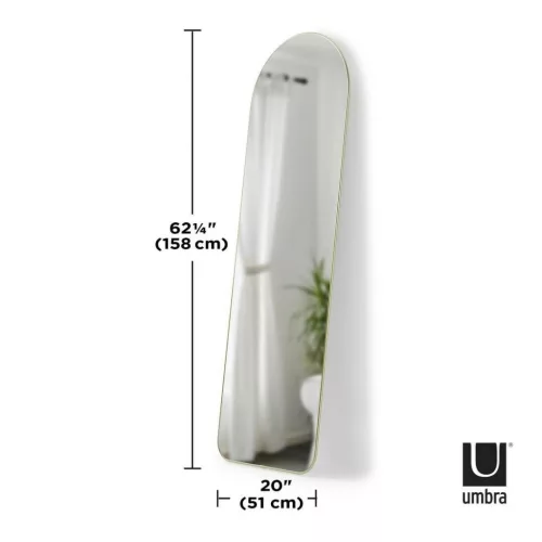 UMBRA íves tükör HUBBA 51 x 157 cm arany