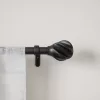 UMBRA egyszemélyes függönyrúd HELIX 107 - 305 cm fekete