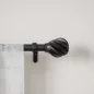 UMBRA egyszemélyes függönyrúd HELIX 107 - 305 cm fekete