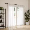 UMBRA egyszemélyes függönyrúd HELIX 107 - 305 cm fekete