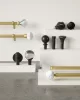 UMBRA egyszemélyes függönyrúd HELIX 107 - 305 cm fekete