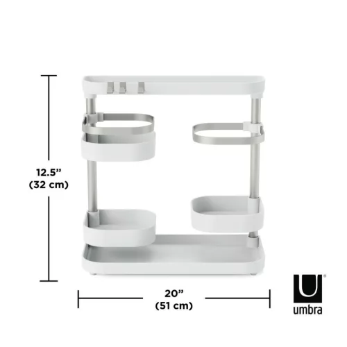 Umbra Holster Többszintes Konyhai Szervező Fehér-Nikkel