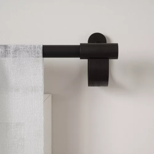 Umbra Bellwood Teleszkópos Függönykarnis Acél-Fa Fekete 107-305 cm