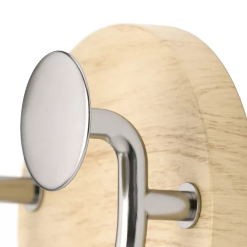 Umbra Melody Fali Ruhaakasztó Természetes Fa Króm