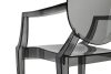 King Home LOUIS Füstszínű Polikarbonát Design Szék