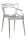 King Home LUXO ABS Ezüst Designer Szék