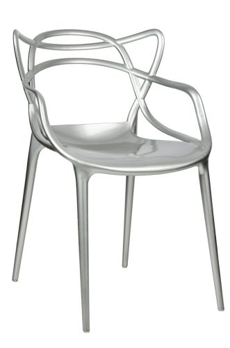 King Home LUXO ABS Ezüst Designer Szék