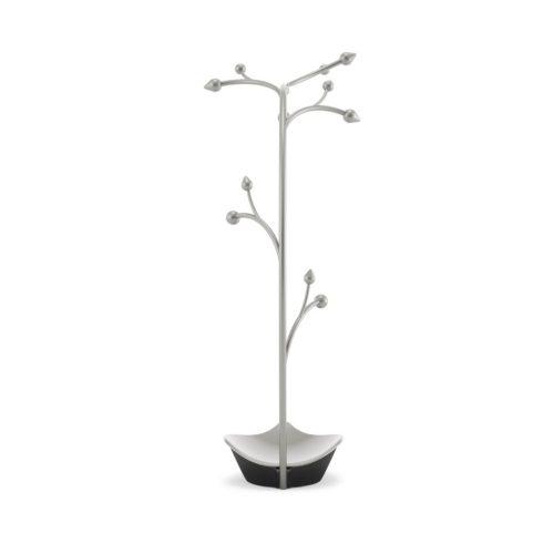 Umbra Orchid Fém Ékszertartó Állvány Levél Alakú Tálcával