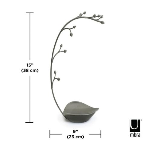 Umbra Orchid Fém Ékszertartó Állvány Levél Alakú Tálcával