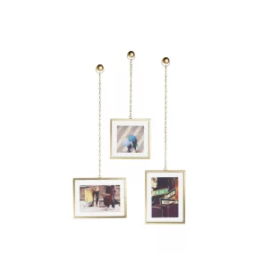 Umbra Fotochain Arany Láncos Képkeret Szett