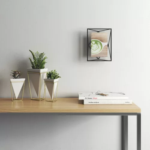 Umbra Prisma Geometrikus Fekete Képkeret 10x15 cm