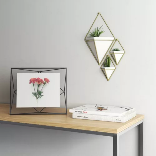 Umbra Prisma Geometrikus Fém Képkeret Fekete 20x25 cm