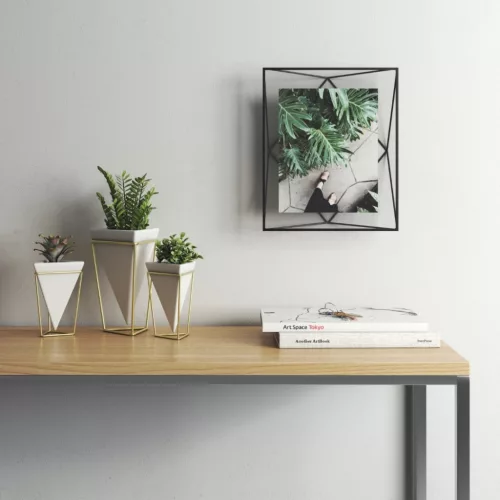 Umbra Prisma Geometrikus Fém Képkeret Fekete 20x25 cm