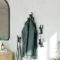Umbra Buddy Dekoratív Fali Akasztó Fekete