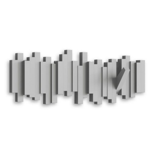 Umbra Sticks Műanyag Fali Fogas Szürke Modern