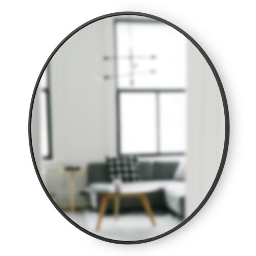 Umbra Hub Kerek Fali Tükör Fekete Gumikeret 94 cm