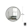 Umbra Hub Kerek Fali Tükör Fekete Gumikeret 94 cm