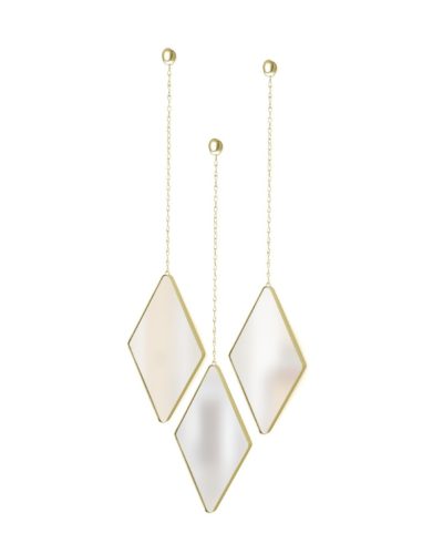 Umbra Dima Diamond Arany Gyémánt Tükör Szett