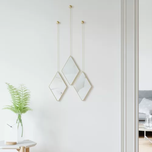 Umbra Dima Diamond Arany Gyémánt Tükör Szett