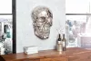 INVICTA Interior Skull Alumínium Fali Dekoráció Ezüst