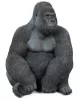 Kare Design XL Gorilla Műanyag Dekoráció Fekete 76cm