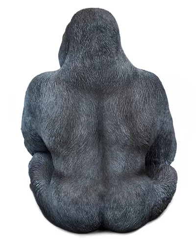 Kare Design XL Gorilla Műanyag Dekoráció Fekete 76cm